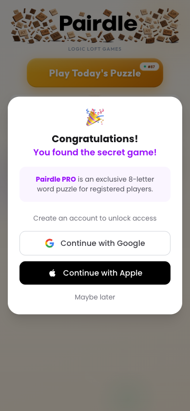 Pair knowledge across word games